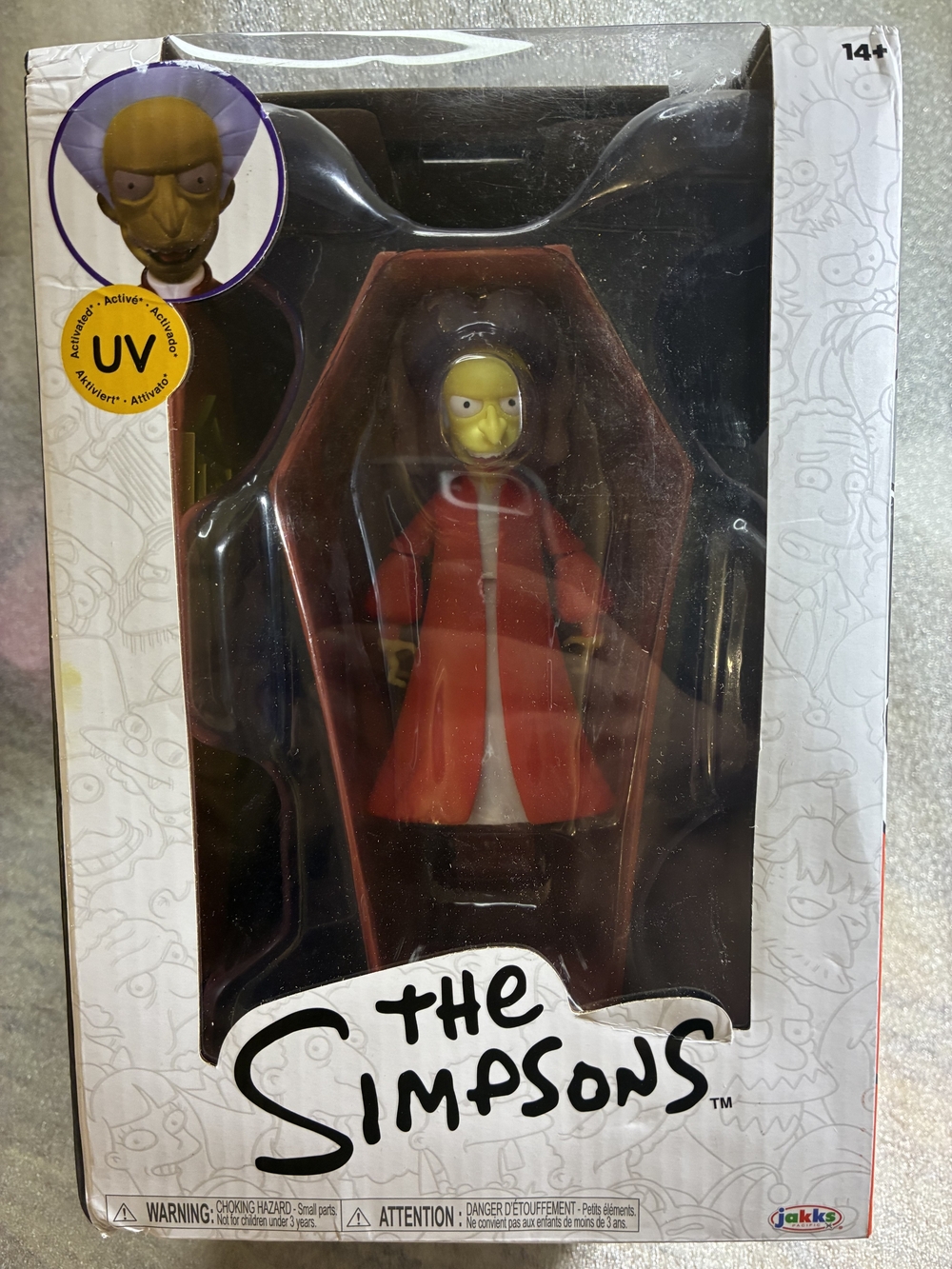 UV-Active Comic Character Figure - Red